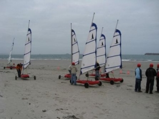  Sand yachting initiation in the English Channel 